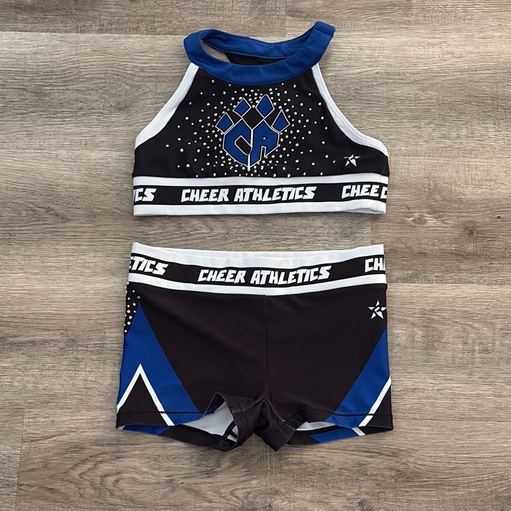 Cheer Athletics Black and Blue Cheer Outfit